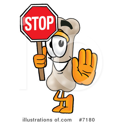 Royalty-Free (RF) Bone Clipart Illustration by Mascot Junction - Stock Sample #7180