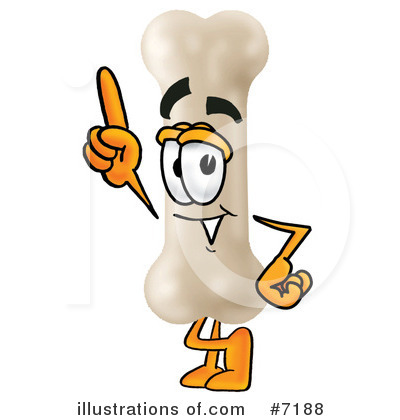 Royalty-Free (RF) Bone Clipart Illustration by Mascot Junction - Stock Sample #7188