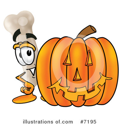 Royalty-Free (RF) Bone Clipart Illustration by Mascot Junction - Stock Sample #7195