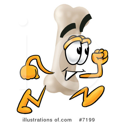 Royalty-Free (RF) Bone Clipart Illustration by Mascot Junction - Stock Sample #7199