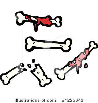 Royalty-Free (RF) Bones Clipart Illustration by lineartestpilot - Stock Sample #1225642