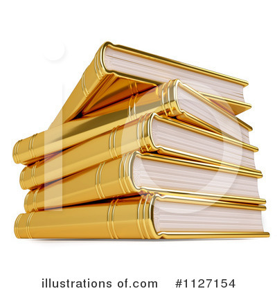 Book Clipart #1127154 by Leo Blanchette