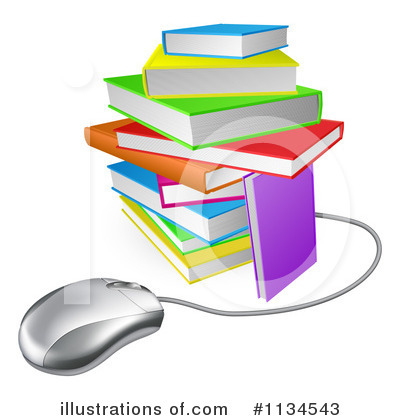 Books Clipart #1134543 by AtStockIllustration
