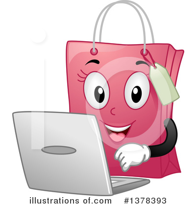 Online Shopping Clipart #1378393 by BNP Design Studio