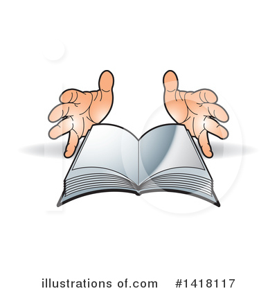 Book Clipart #1418117 by Lal Perera