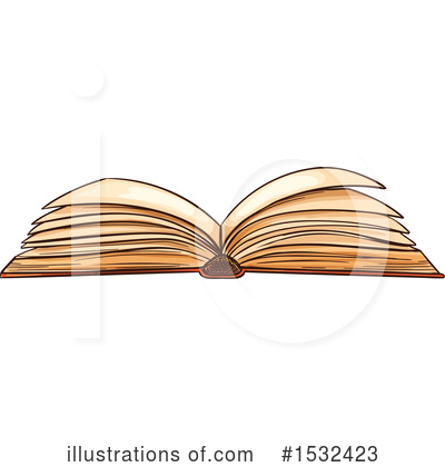 Open Book Clipart #1532423 by Vector Tradition SM