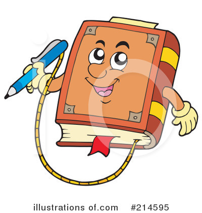 Royalty-Free (RF) Book Clipart Illustration by visekart - Stock Sample #214595