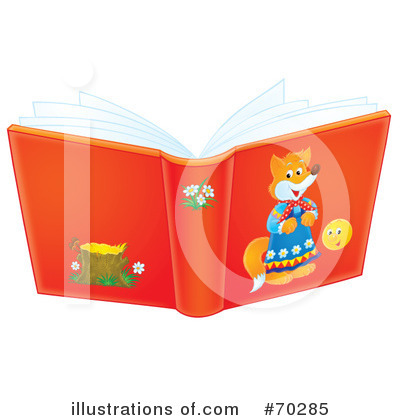 Royalty-Free (RF) Book Clipart Illustration by Alex Bannykh - Stock Sample #70285