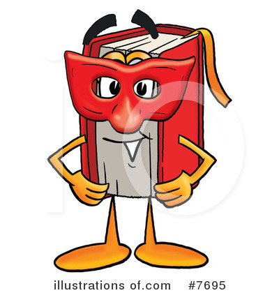 Book Clipart #7695 by Mascot Junction