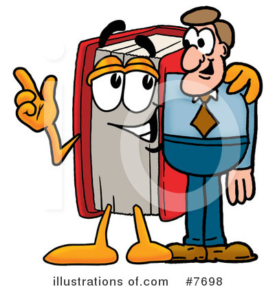 Book Clipart #7698 by Mascot Junction