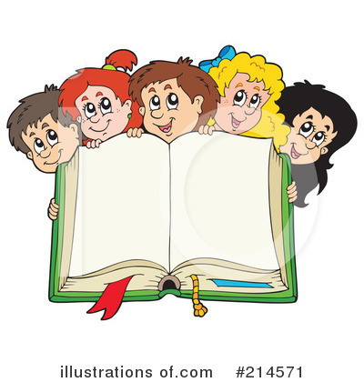 Royalty-Free (RF) Books Clipart Illustration by visekart - Stock Sample #214571