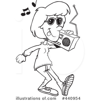Boom Box Clipart #440954 by toonaday