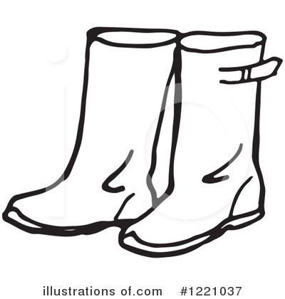 Royalty-Free (RF) Boots Clipart Illustration by Picsburg - Stock Sample #1221037