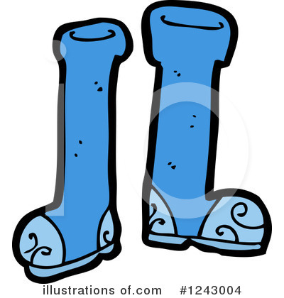 Royalty-Free (RF) Boots Clipart Illustration by lineartestpilot - Stock Sample #1243004