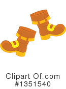 Boots Clipart #1351540 by Alex Bannykh
