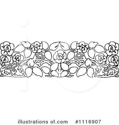 Roses Clipart #1116907 by Prawny Vintage