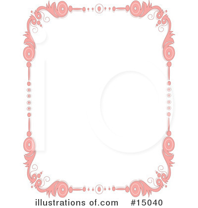 Royalty-Free (RF) Border Clipart Illustration by Maria Bell - Stock Sample #15040