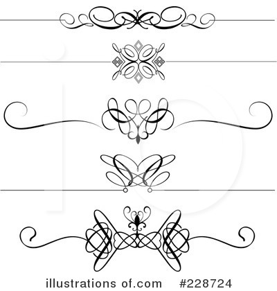 Royalty-Free (RF) Borders Clipart Illustration by KJ Pargeter - Stock Sample #228724
