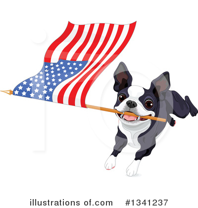 Royalty-Free (RF) Boston Terrier Clipart Illustration by Pushkin - Stock Sample #1341237
