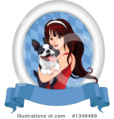 Royalty-Free (RF) Boston Terrier Clipart Illustration by Pushkin - Stock Sample #1349489