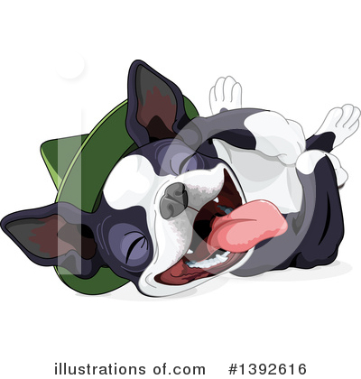 Royalty-Free (RF) Boston Terrier Clipart Illustration by Pushkin - Stock Sample #1392616