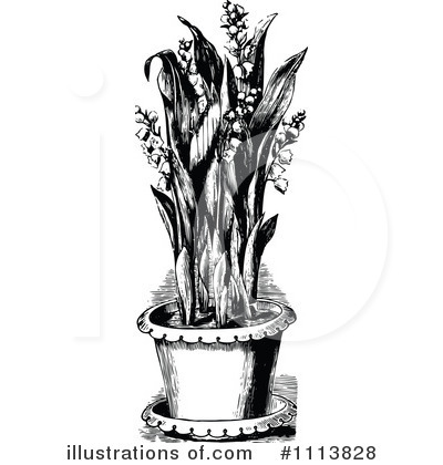 Lily Of The Valley Clipart #1113828 by Prawny Vintage