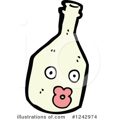 Royalty-Free (RF) Bottle Clipart Illustration by lineartestpilot - Stock Sample #1242974
