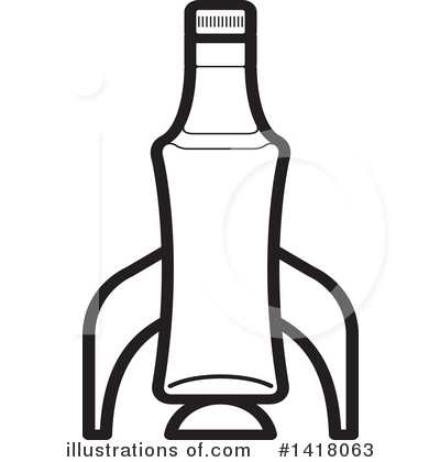 Royalty-Free (RF) Bottle Clipart Illustration by Lal Perera - Stock Sample #1418063