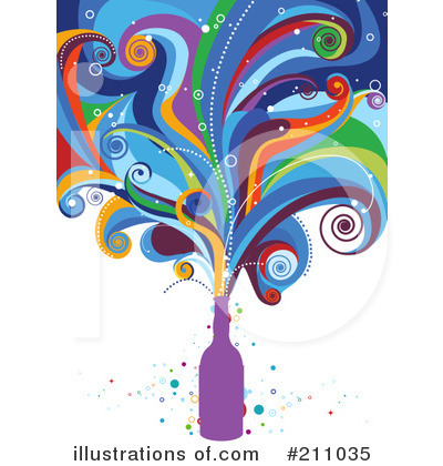 Royalty-Free (RF) Bottle Clipart Illustration by BNP Design Studio - Stock Sample #211035