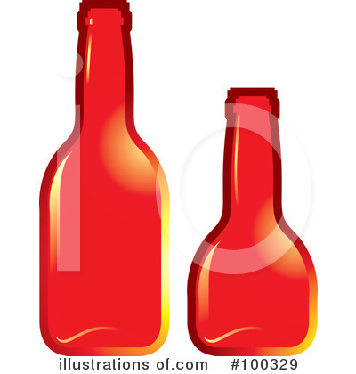 Royalty-Free (RF) Bottles Clipart Illustration by Lal Perera - Stock Sample #100329