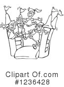 Bouncy House Clipart #1236428 by Dennis Holmes Designs