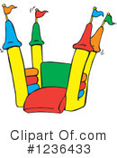 Bouncy House Clipart #1236433 by Dennis Holmes Designs