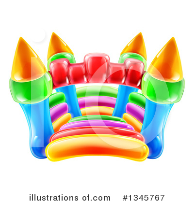 Royalty-Free (RF) Bouncy House Clipart Illustration by AtStockIllustration - Stock Sample #1345767