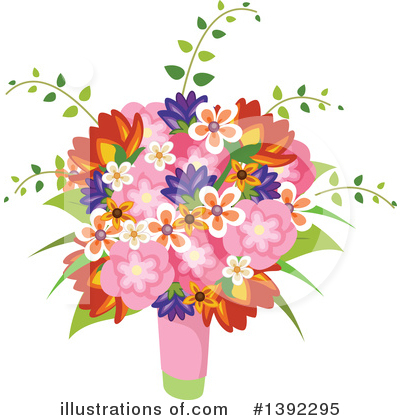 Royalty-Free (RF) Bouquet Clipart Illustration by BNP Design Studio - Stock Sample #1392295