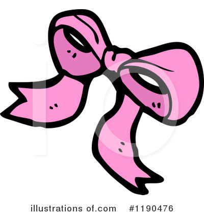 Pink Ribbon Clipart #1190476 by lineartestpilot