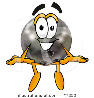 Royalty-Free (RF) Bowling Ball Clipart Illustration by Mascot Junction - Stock Sample #7252
