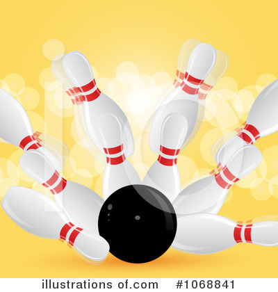 Royalty-Free (RF) Bowling Clipart Illustration by elaineitalia - Stock Sample #1068841