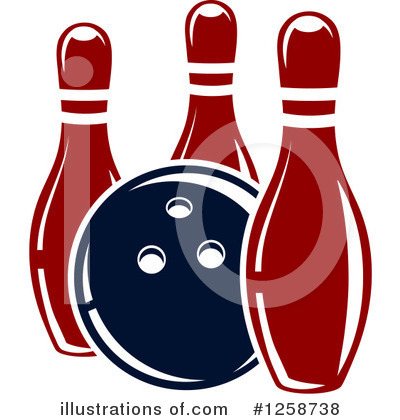 Royalty-Free (RF) Bowling Clipart Illustration by Vector Tradition SM - Stock Sample #1258738