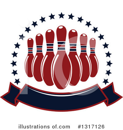 Bowling Pin Clipart #1317126 by Vector Tradition SM