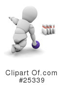 Bowling Clipart #25339 by KJ Pargeter
