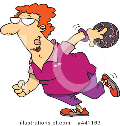 Royalty-Free (RF) Bowling Clipart Illustration by toonaday - Stock Sample #441163