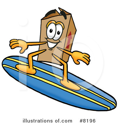 Royalty-Free (RF) Box Clipart Illustration by Mascot Junction - Stock Sample #8196