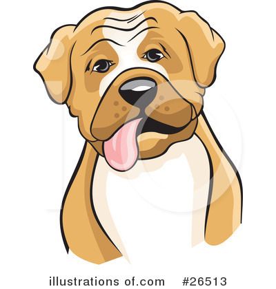 Royalty-Free (RF) Boxer Dog Clipart Illustration by David Rey - Stock Sample #26513