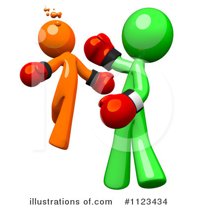 Boxing Clipart #1123434 by Leo Blanchette