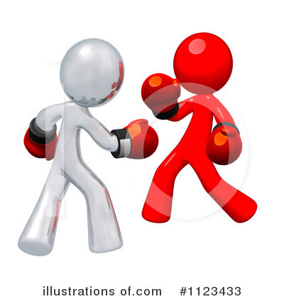 Red Man Clipart #1123433 by Leo Blanchette