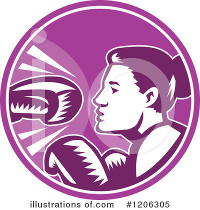 Royalty-Free (RF) Boxing Clipart Illustration by patrimonio - Stock Sample #1206305