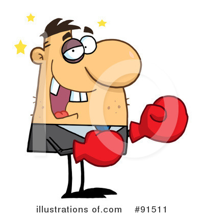 Royalty-Free (RF) Boxing Clipart Illustration by Hit Toon - Stock Sample #91511