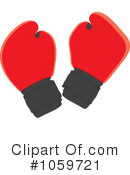 Boxing Gloves Clipart #1059721 by Alex Bannykh
