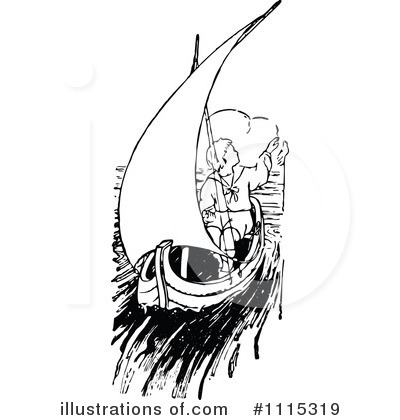 Sailing Clipart #1115319 by Prawny Vintage