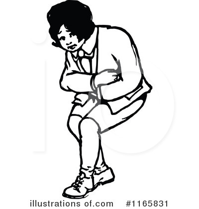 Royalty-Free (RF) Boy Clipart Illustration by Prawny Vintage - Stock Sample #1165831